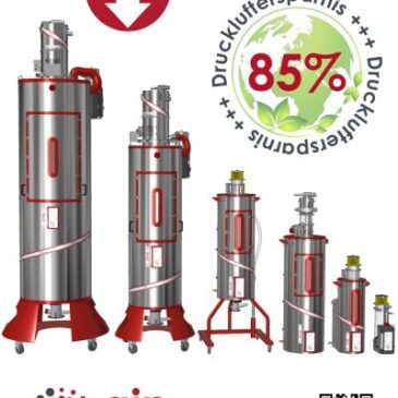THOMAPLAST GMBH: QIP-Drucklufttrockner – revolutionäre Trockungstechnologie – bis zu 85 % Druckluftersparnis!