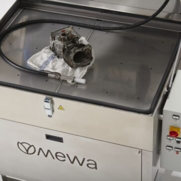 MEWA: Für die Werkstatt: die neueste Generation Mewa-Teilereiniger – Teilereinigung mit Umweltbonus
